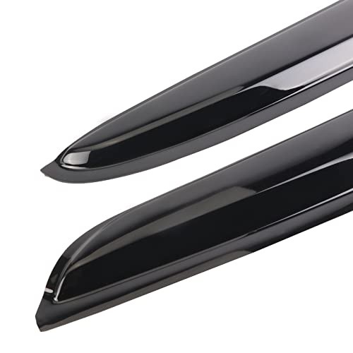 Smoke Black Outside Mount Window Visor Deflectors Rain 2011-2021 Dodge Charger