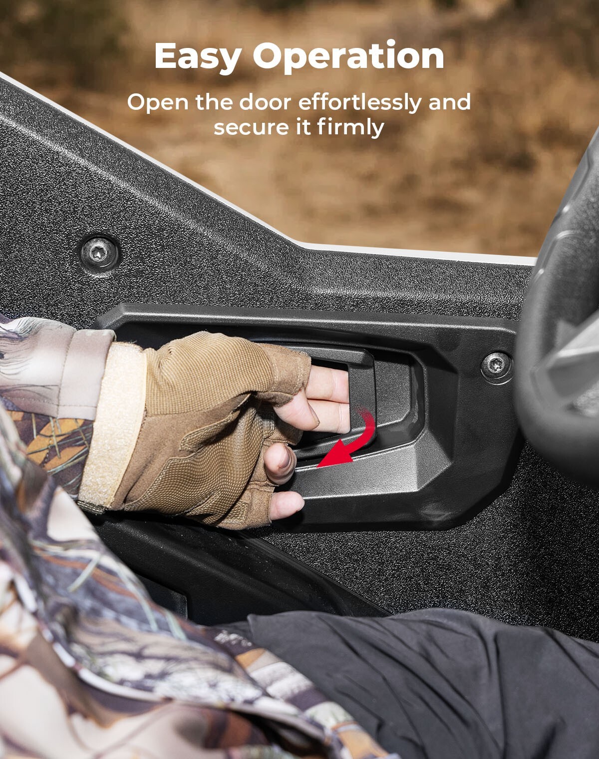 For Polaris 2016-2025 General 1000 / 4 1000 Inner Door Handle Assembly #7082216