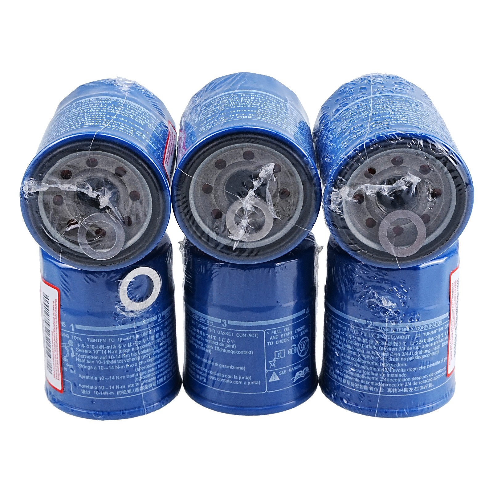 6Pcs OEM 15400-RTA-003 Oil Filters w/Gaskets For Honda NEW