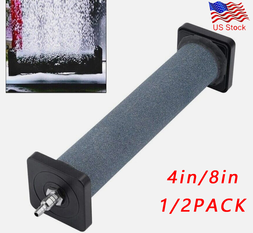 Large Air Stones Cylinder Bubble Diffuser Aerator Aquarium Air Pump Hydroponic