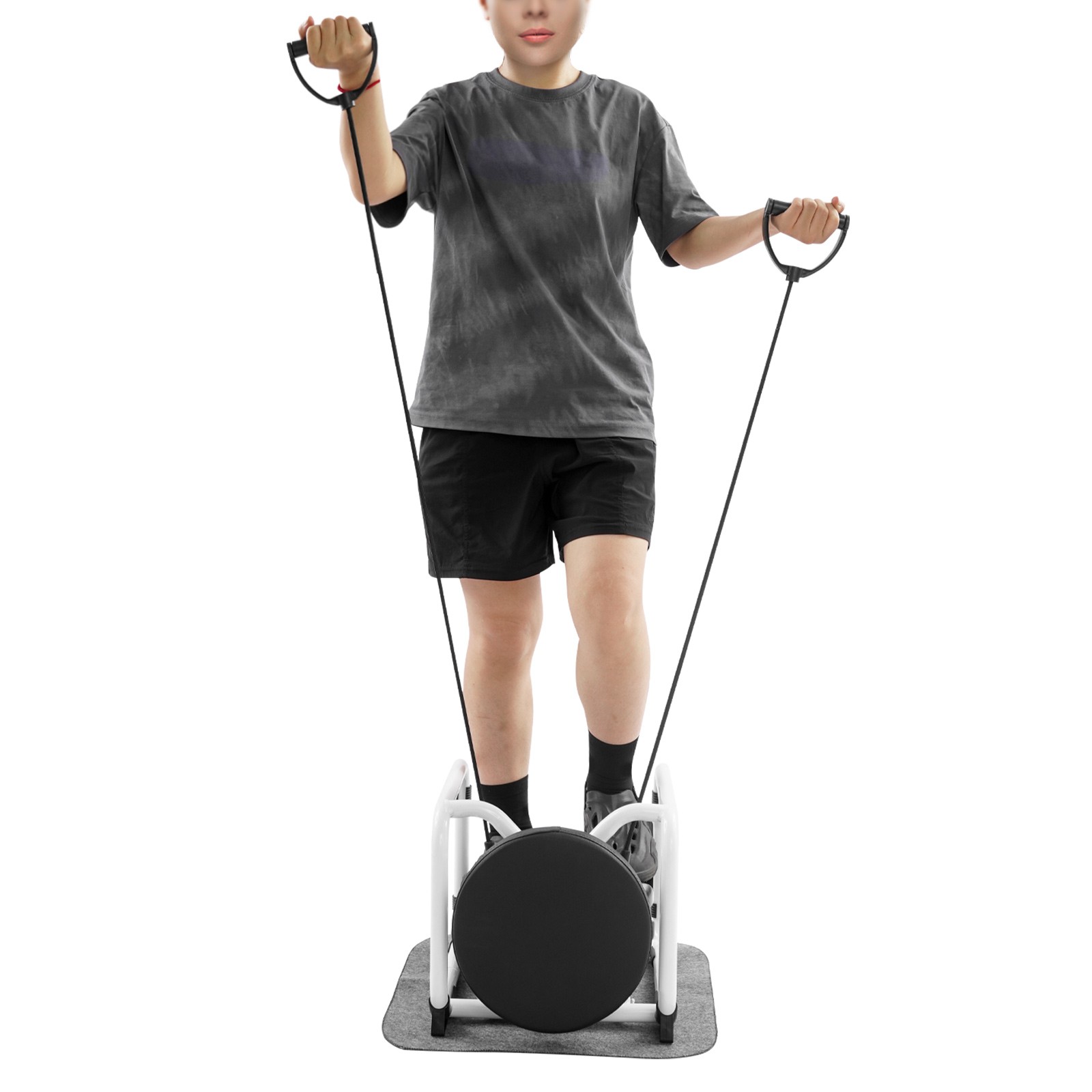 Multi-Function Stepper with Seat Mini Sport Stepping Machine for Home Exercise