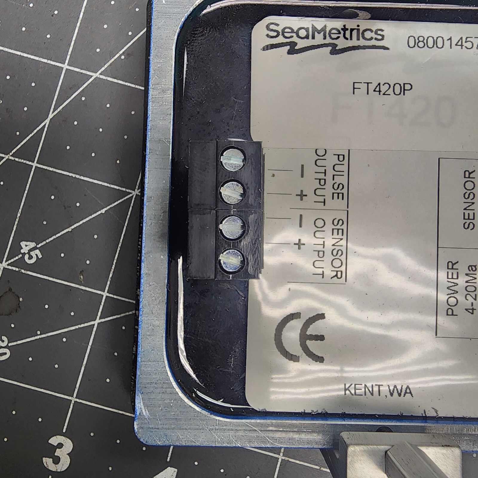 SeaMetrics FT420P Flow Controller Computer Display 08001457 [B6Y2#23]