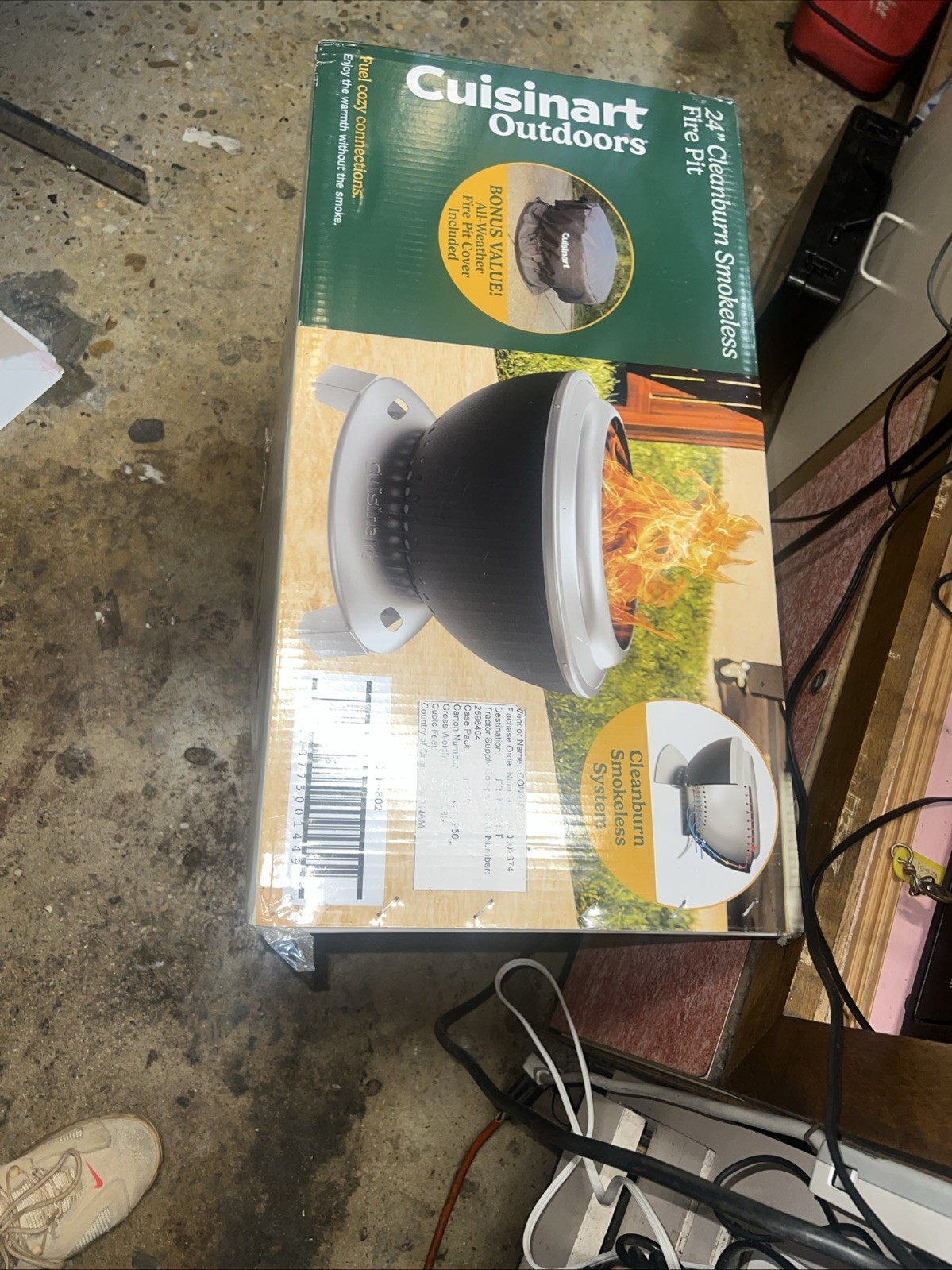 Cuisinart Smokeless Fire Pit , 24" Coh-802