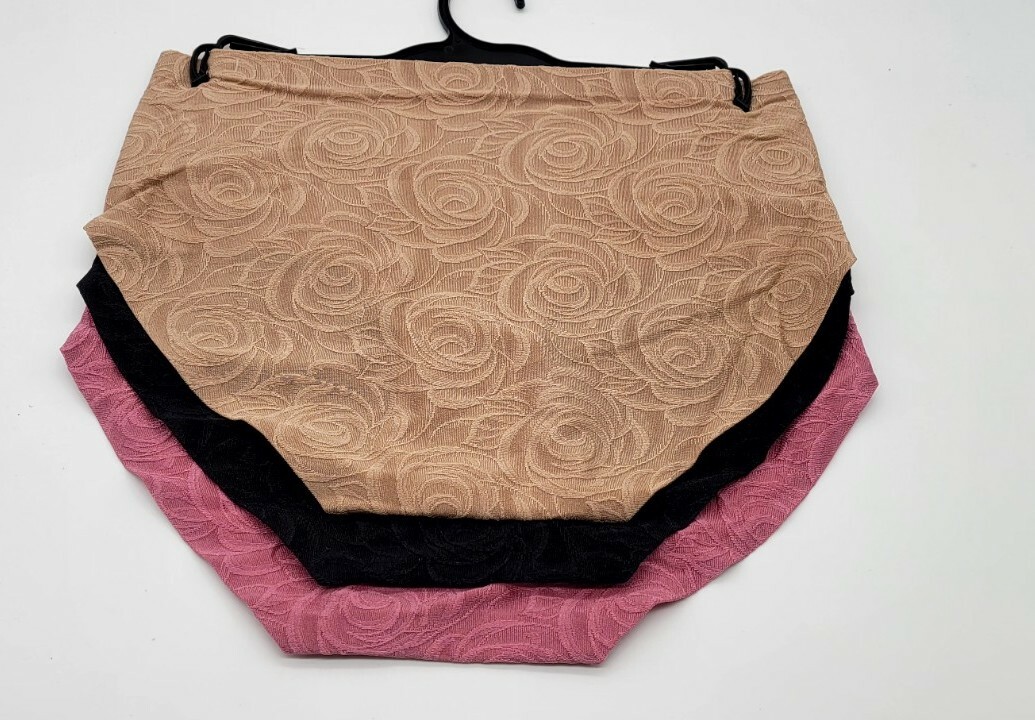 PRIMA VALENTINA MICROFIBER NO PANTY LINES BRIEF PANTIES, Small, M, L, XLarge