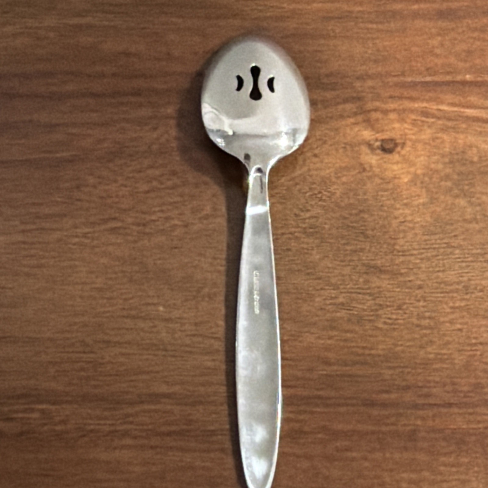 Rare ONEIDA Silver Serengeti (Stainless) 18/10 Slotted Serving Spoon. 2007.