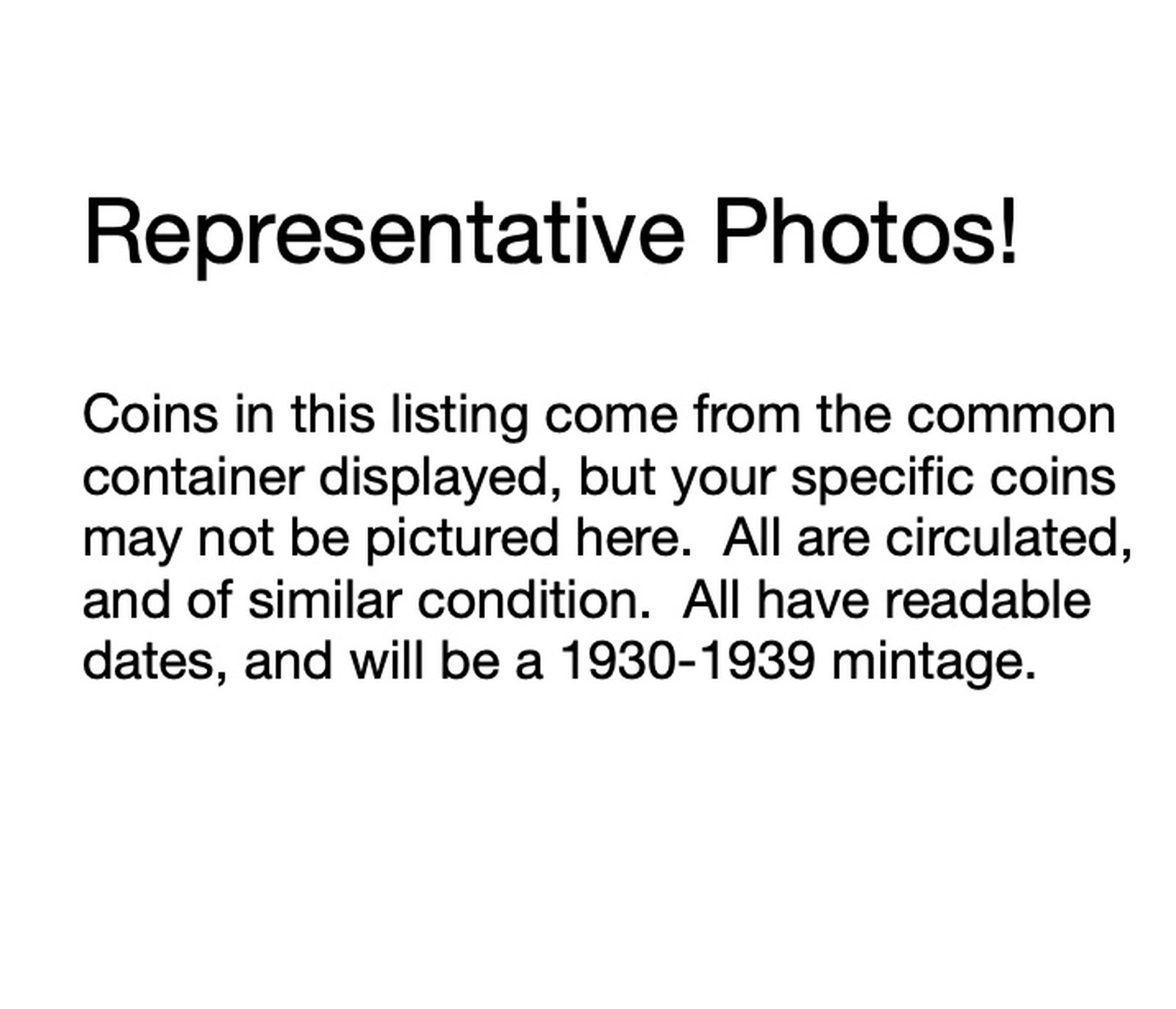 LOT of 10 Mercury Dimes • 1930-1939 • Circulated Coins ~0.7150oz Total Silver