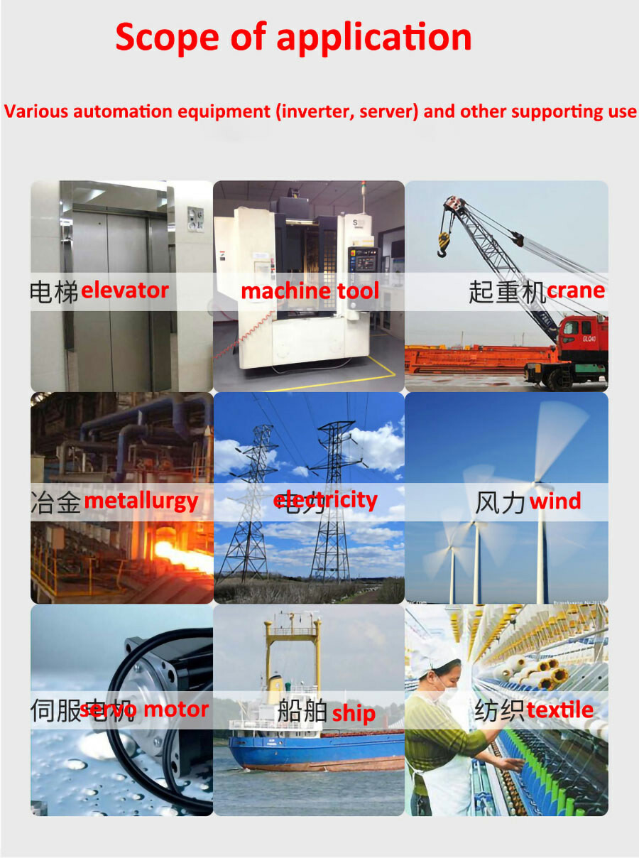 RXLG Braking Resistor Aluminum Shell Inverter High Power Servo Inverter Resistor