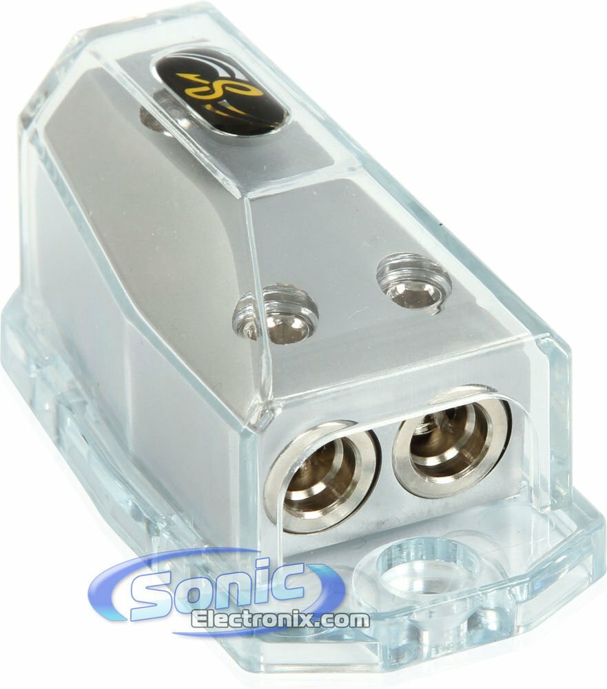 SHD20 Stinger SHD20 HPM Series Power or Ground Distribution Block Satin Chrome