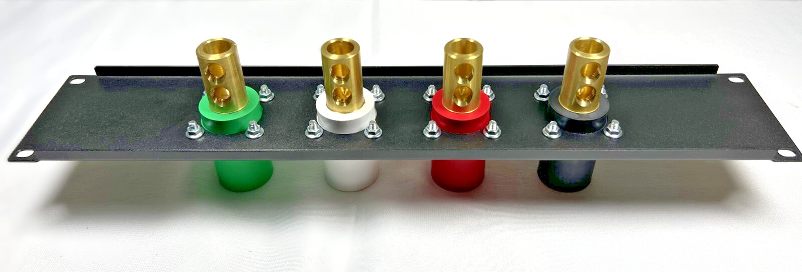 LASE 2U:CL4 for 4 CAM LOCK FEMALE Heavy Duty 12 GA RACK PANEL 19" x 3.5"