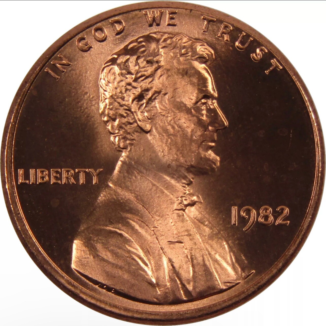 1982 P Lincoln Cent Copper Small Date (UNCIRCULATED)