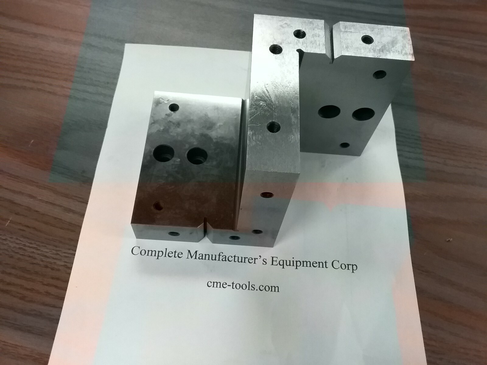 Compound ANGLE PLATE 6x4x4" Precision Ground w. tapped holes 0.0002" #PGAP-C644
