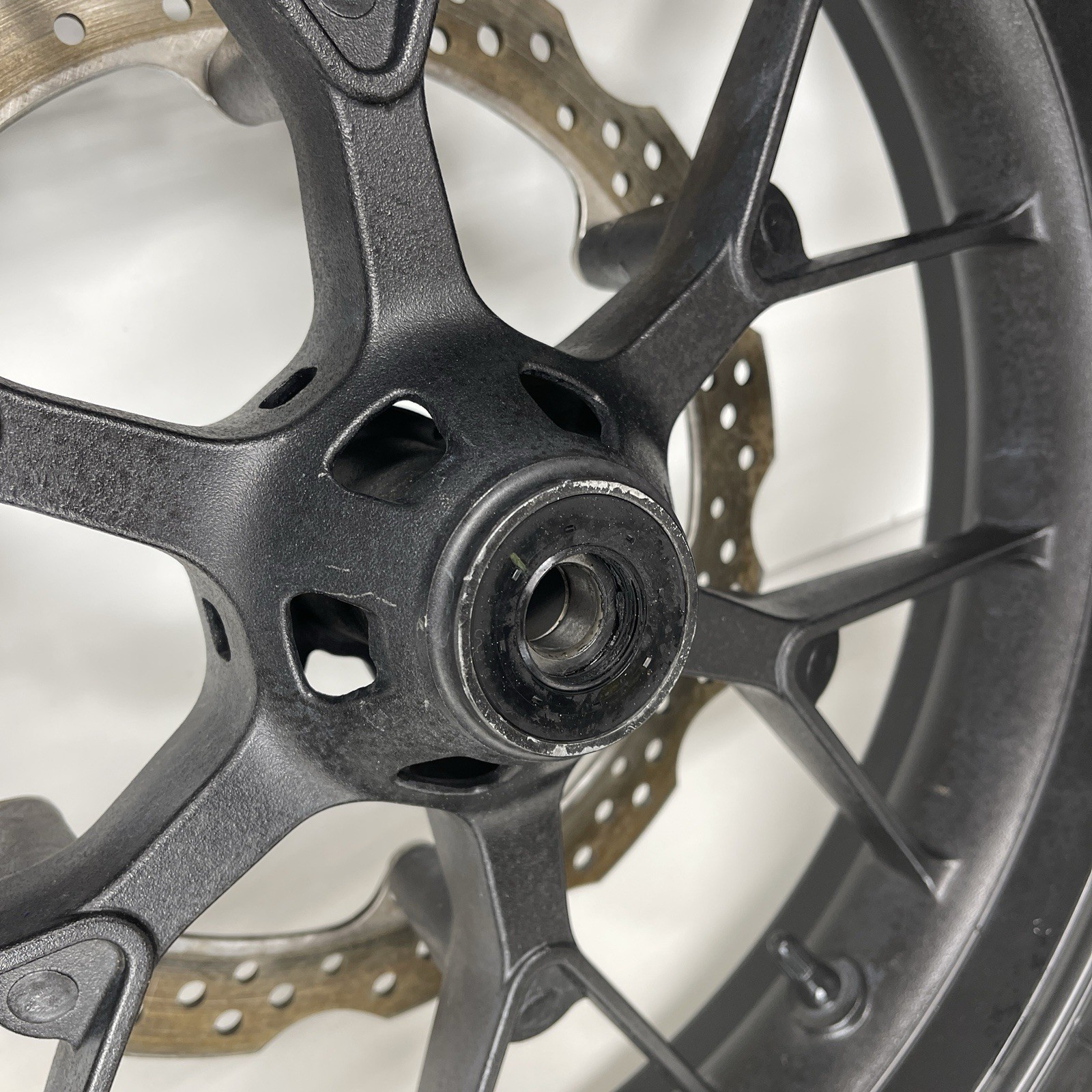 13 honda cb500x cb 500 front wheel rim 17 x 3.50 used straight oem