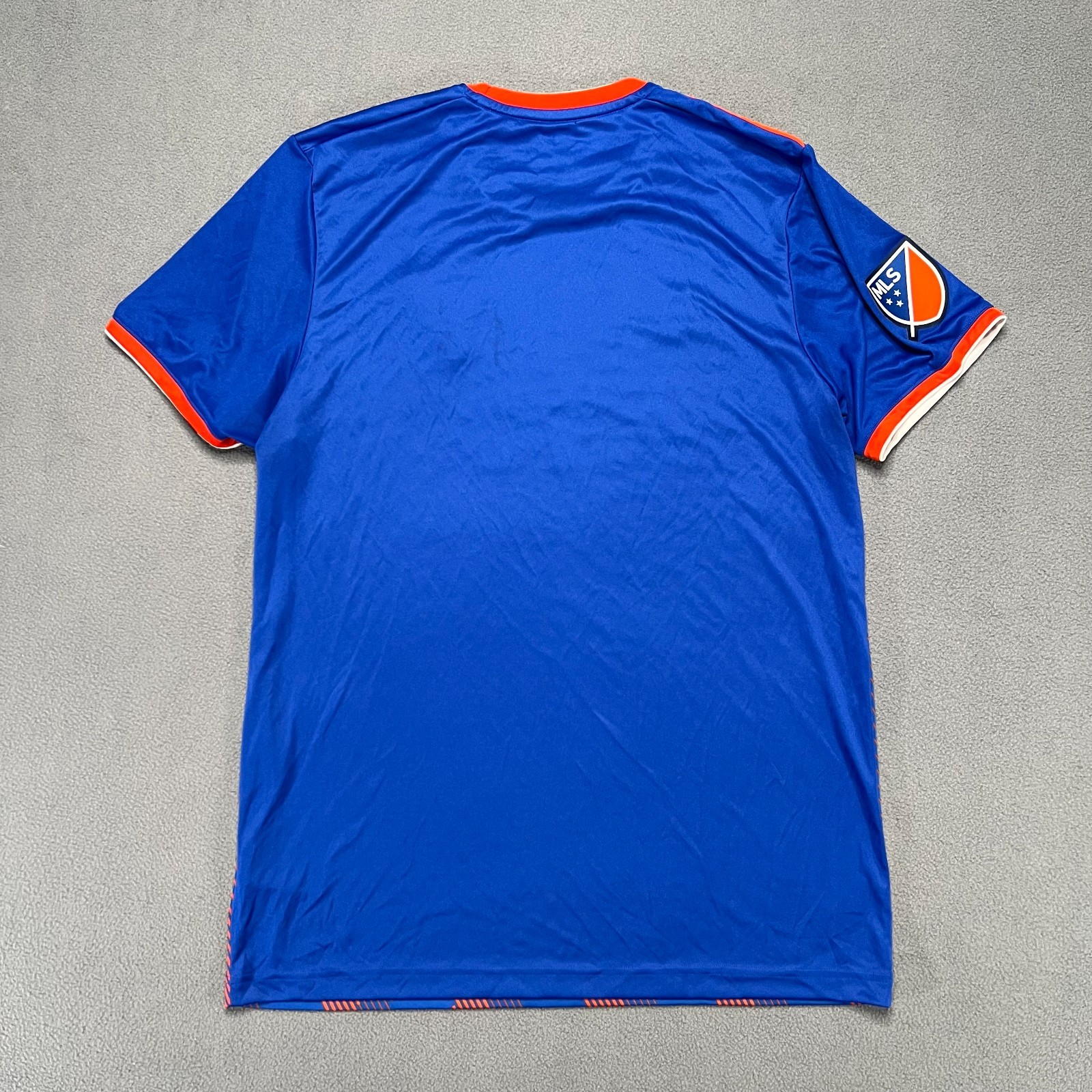 adidas Jersey Mens Large Blue Orange FC Cincinnati Soccer MLS 2019 Climalite