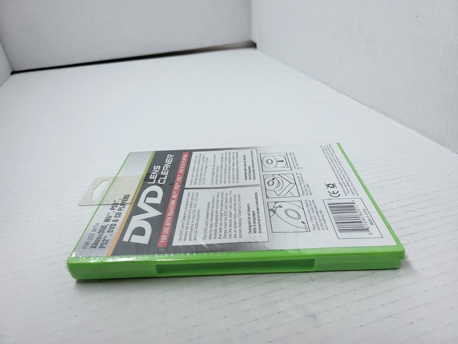 NEW LASER LENS CLEANER for CD/DVD/PC/PS2/PS3/XBOX/WII/360 W/Cleaning Liquid #Z13