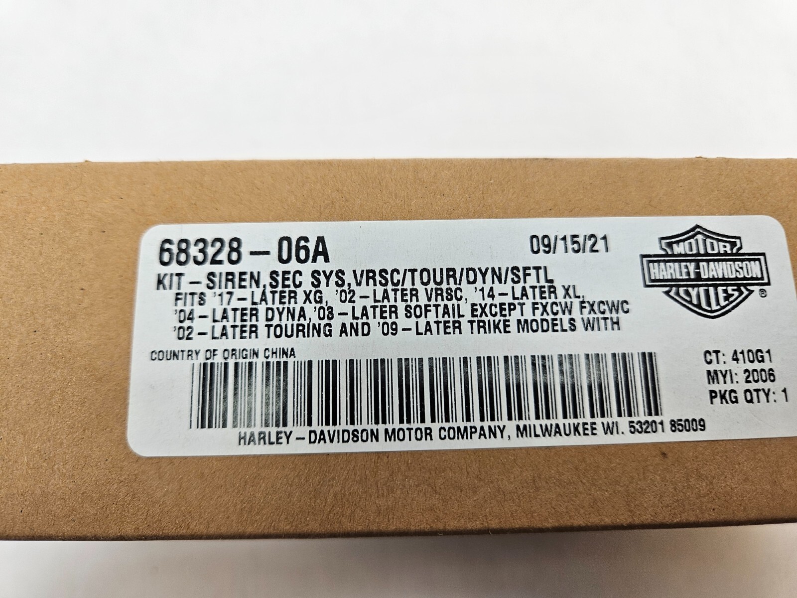 ❗ NEW Harley Davidson Security System Smart Siren II 68328-06