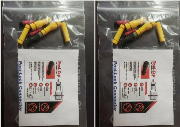 (2 pack) posi tap wire connectors 14pc kit, 2 assorted 7pc packs