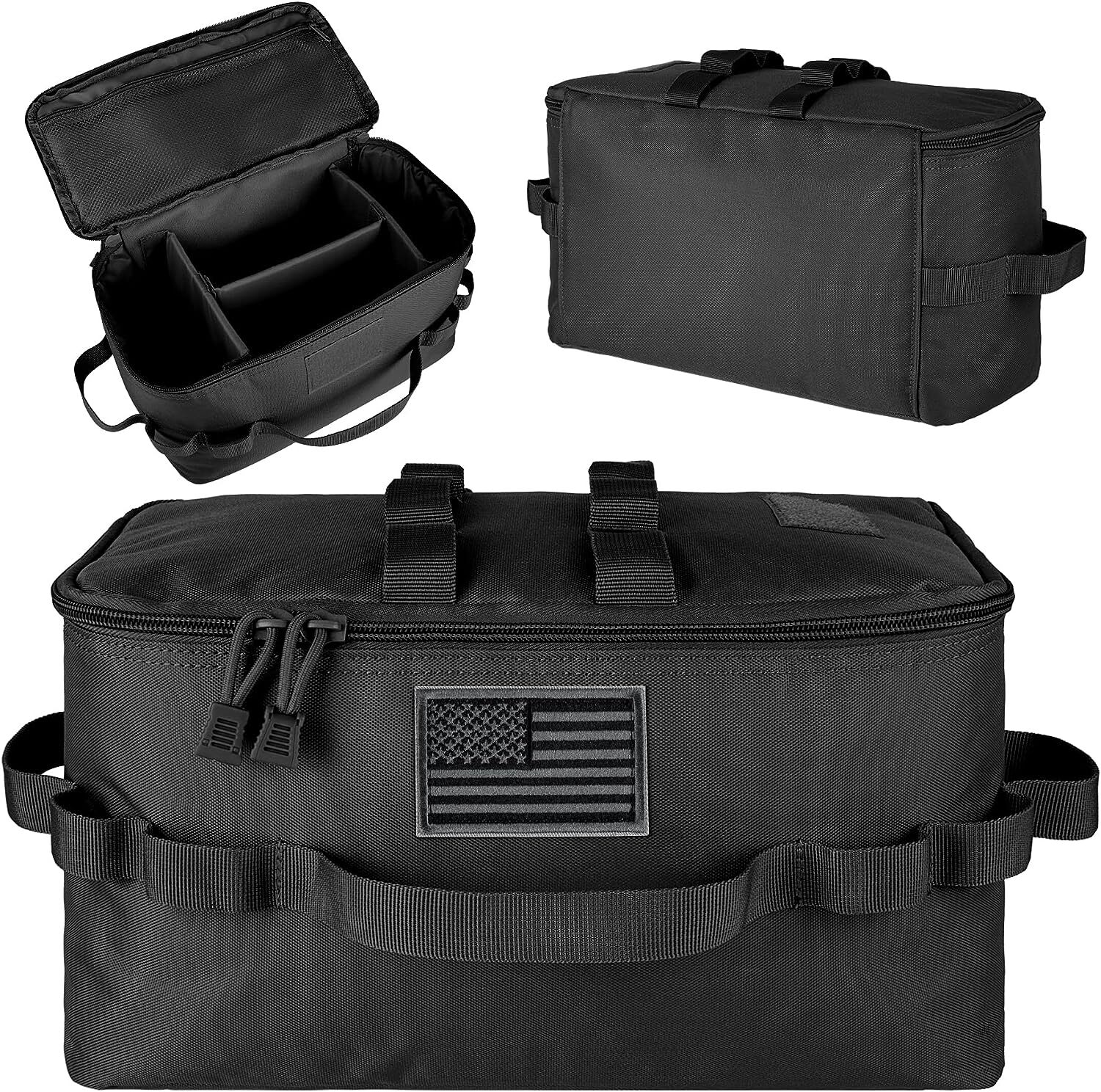 Tactical Camping Storage Bag 11L Outdoor Tote Bag Camping Cookware Organizer Bag