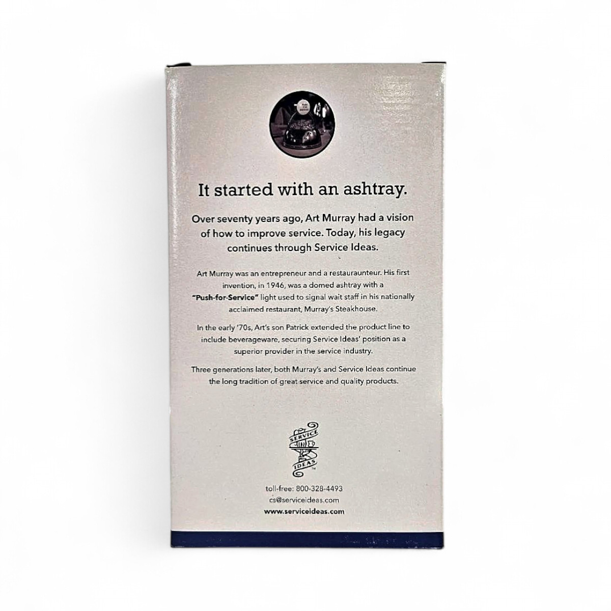 Service Ideas Acrylic Pitcher with Ice Tube, Smooth Body 3.3L