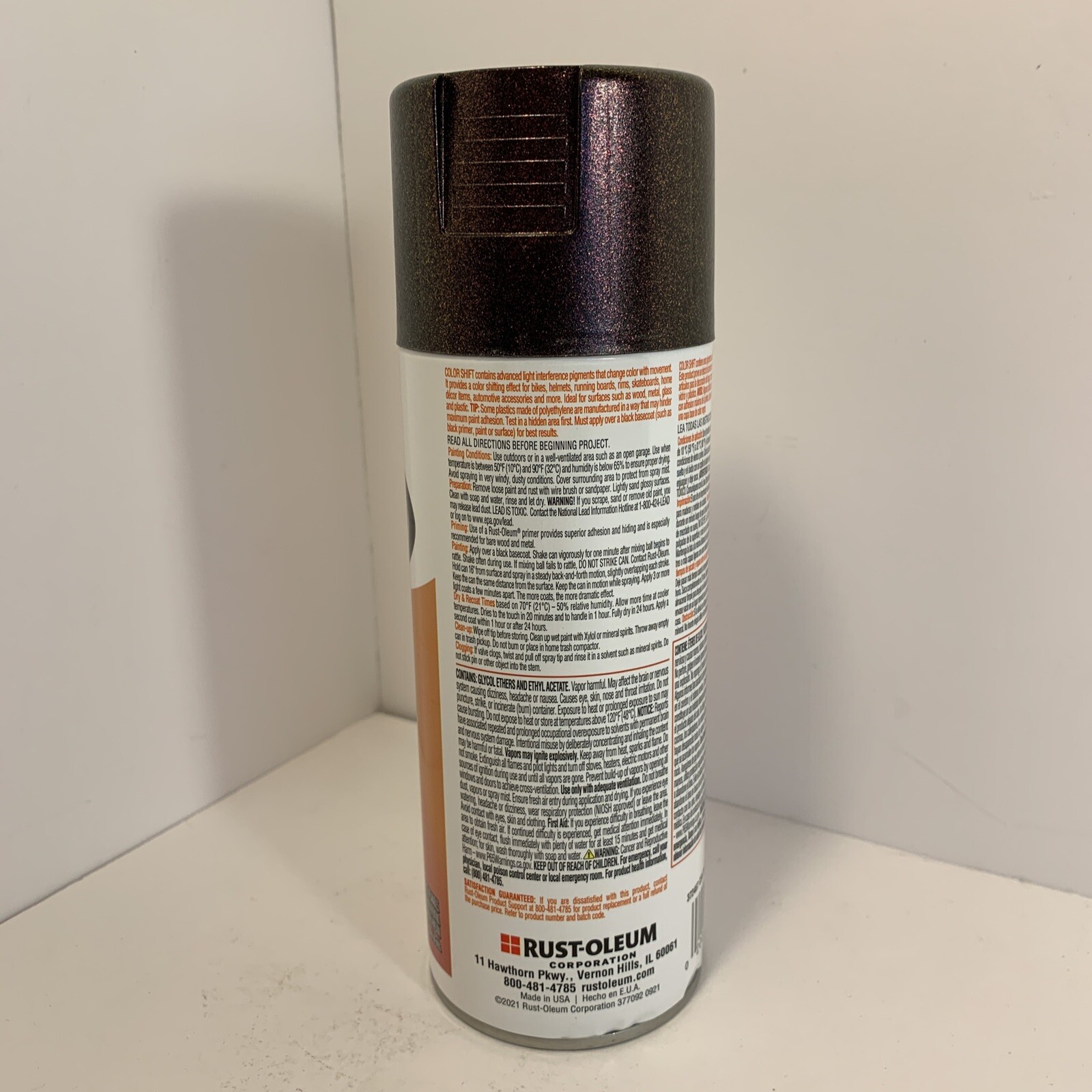 Rustoleum 372467 Color Shift Spray Paint 11 ounce Pink Champagne