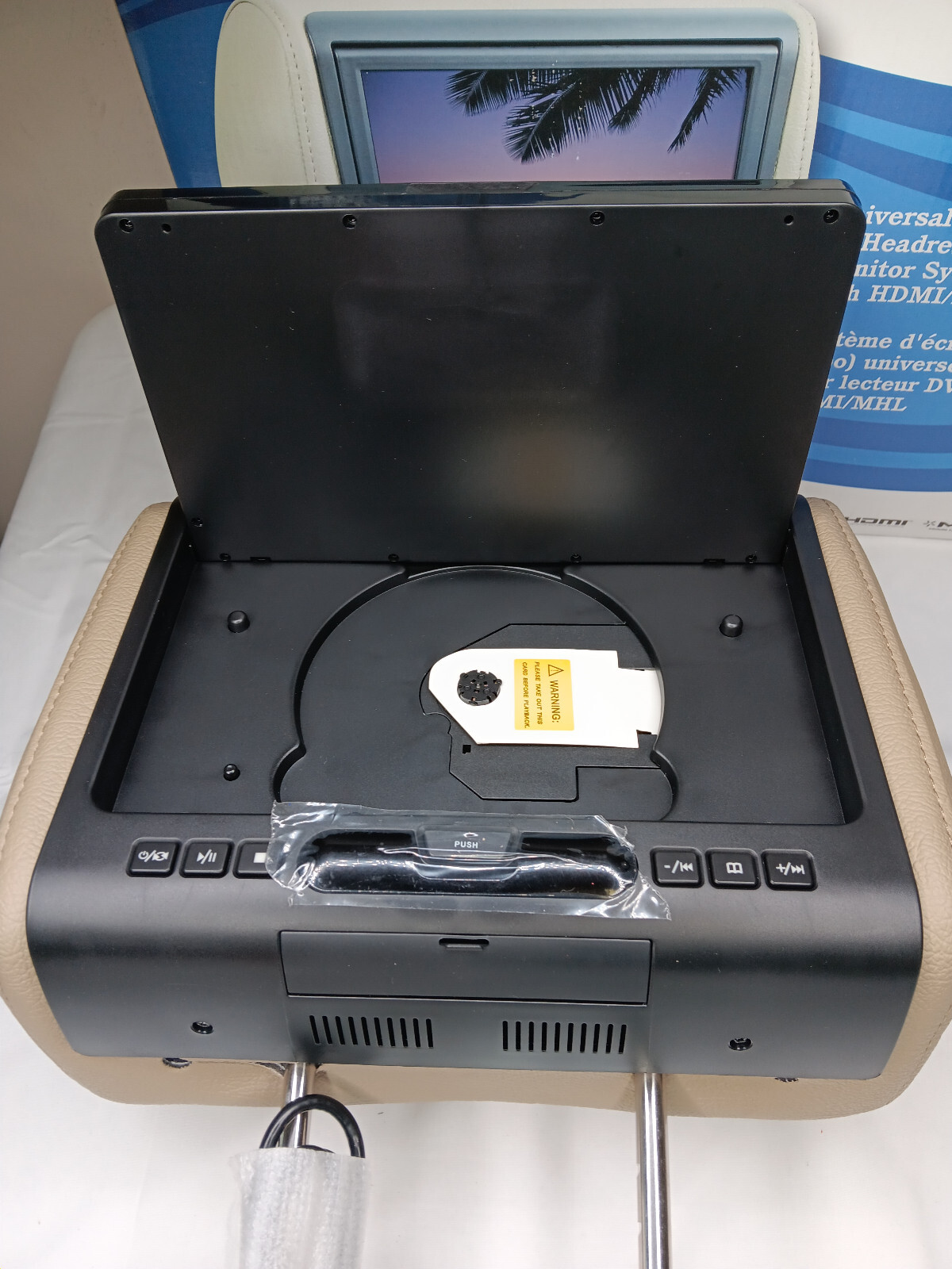 Audiovox AVXMTGHR9HD 9" Headrest HD Monitor w/ DVD Player