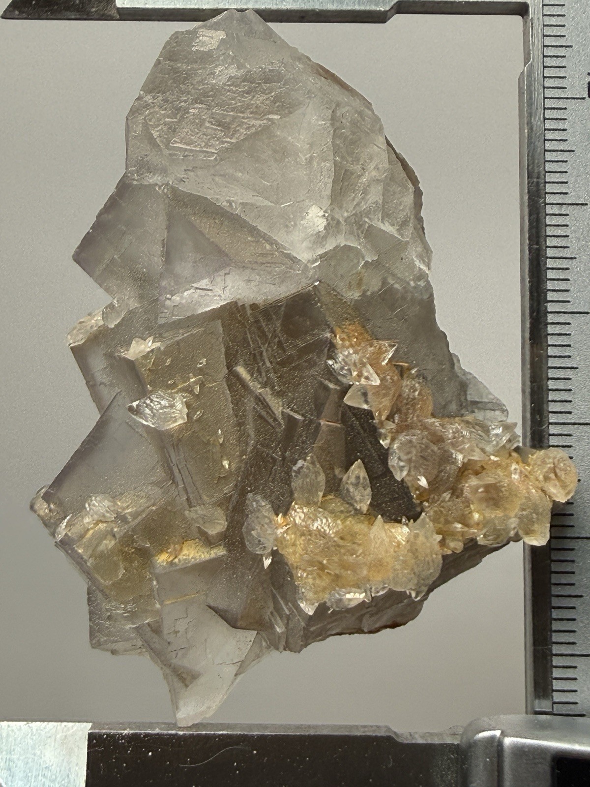 Isometric Fluorite & Scalenohedral Calcite Specimen | Pakistan