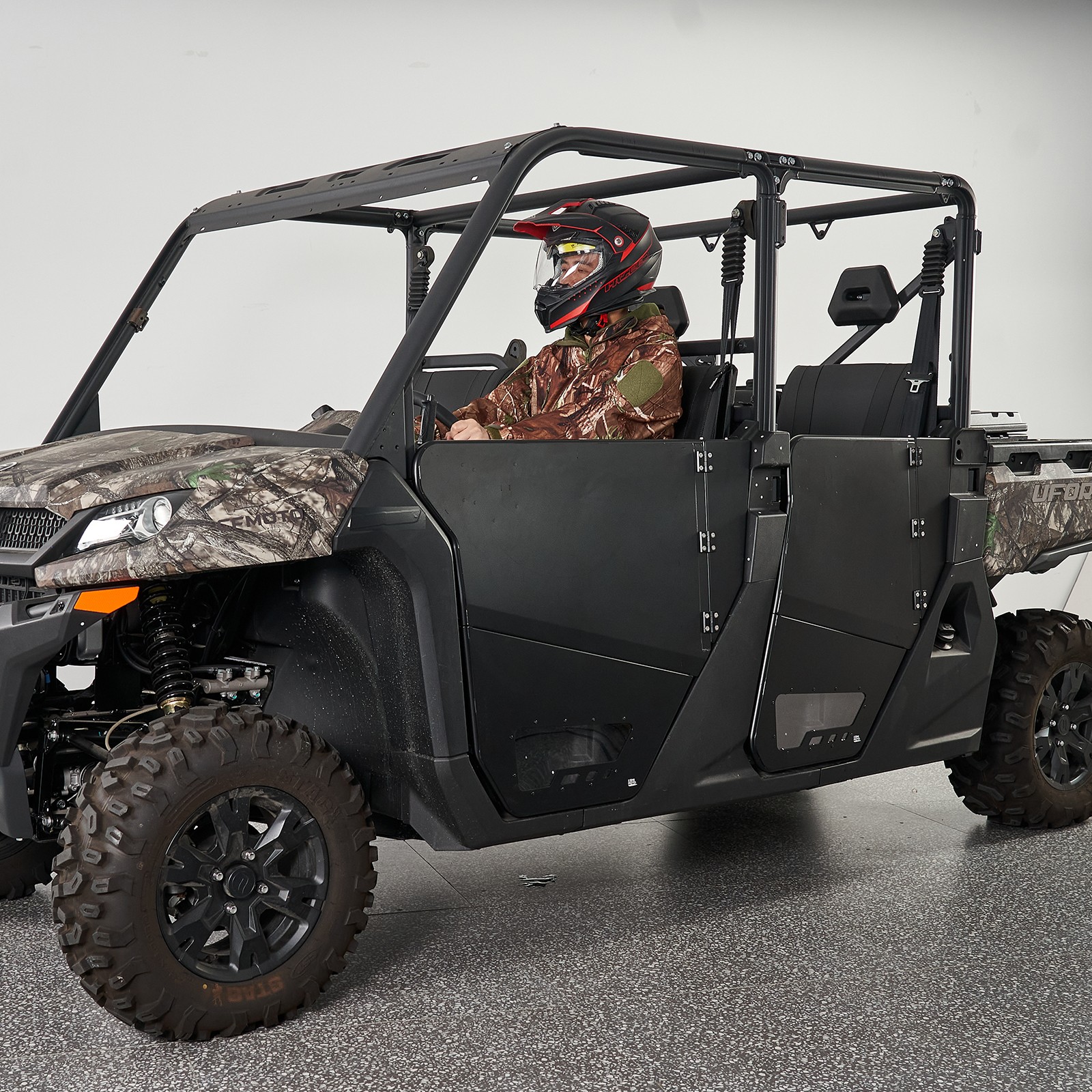 Heavy Duty Aluminum Front & Rear Half Door For CFMOTO UForce 1000 XL 2022-2026