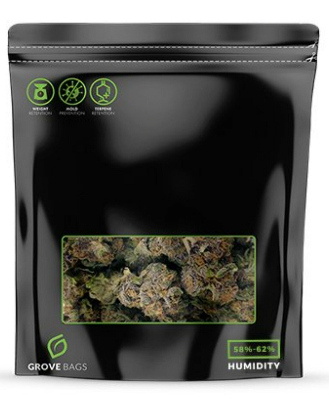 Grove Bags - TerpLoc Technology ~ Half Pound 1/2 Lb Bag - 8 Oz. ( pack of 5 )