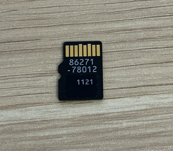 8627178012 OEM LEXUS NAVIGATION NAVIGATION SD CARD MAPS # 86271-78012 1121