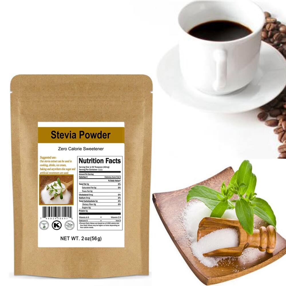 CCnature Pure Stevia Extract Powder Natural Sweetener 0 calorie Sugar Substitute
