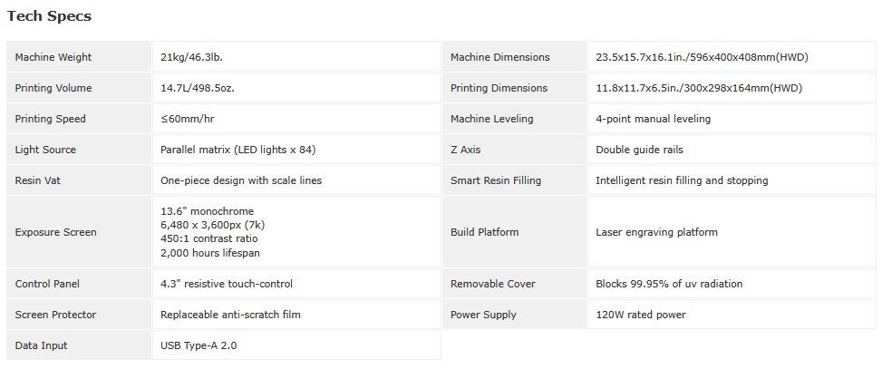 Anycubic Photon M3 MAX, 3D resin printer (please read description)