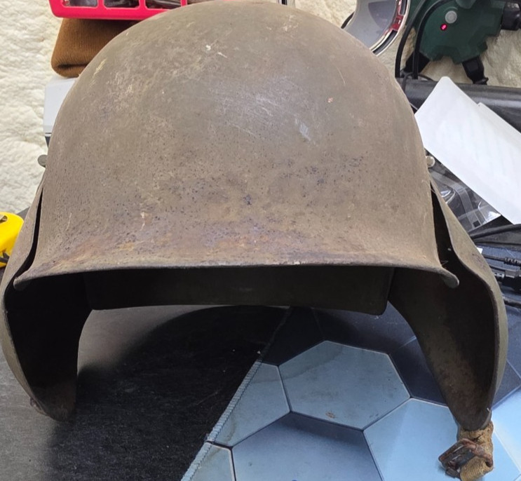 WW2 US ARMY AIR FORCE USAAF M3 BOMBER PILOT/CREW FLAK PROTECTION HELMET