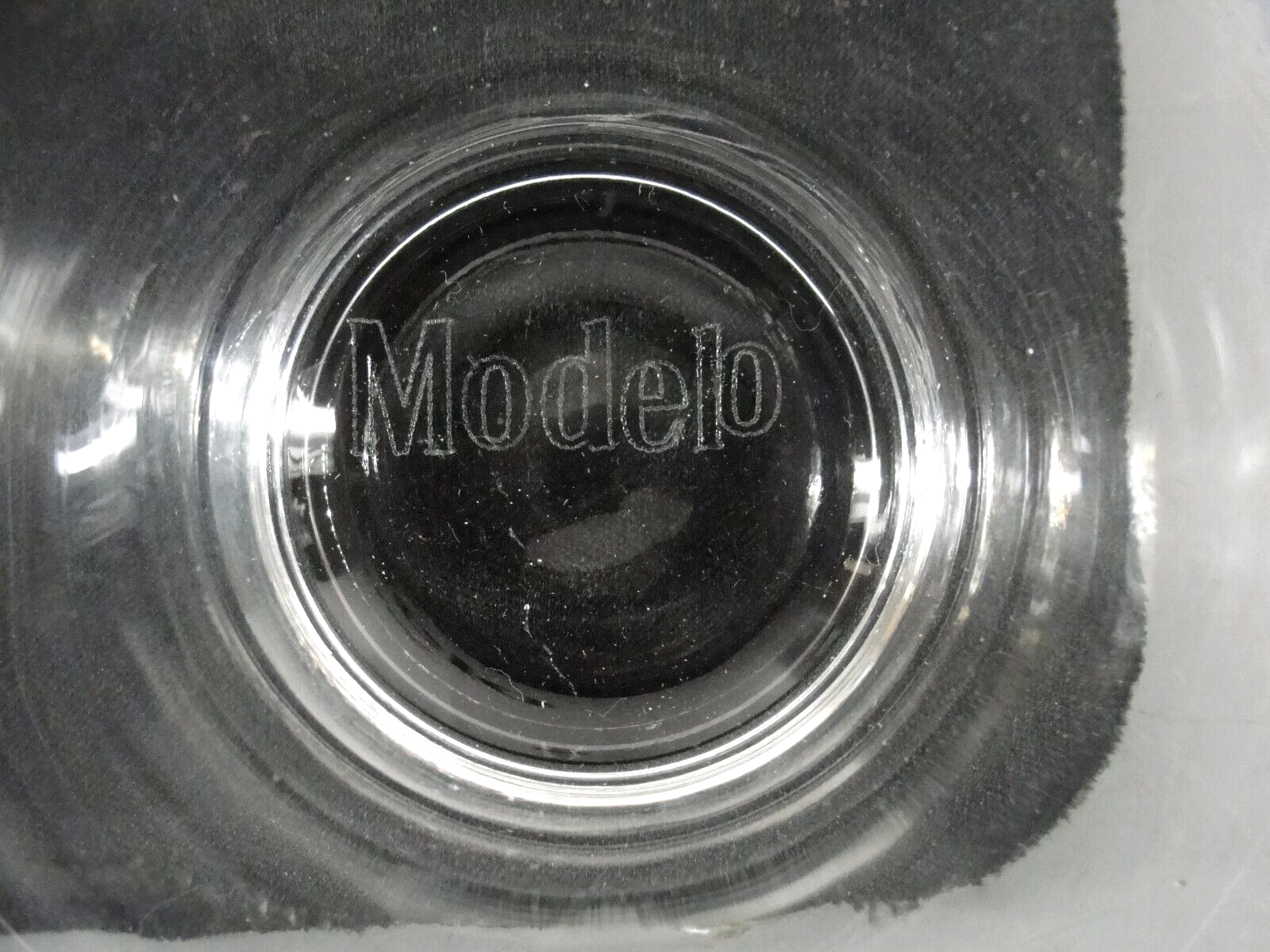 MODELO ESPECIAL CERVEZA BEER 16oz PINT GLASS TUMBLER GOLD RIM BAR MANCAVE NEW