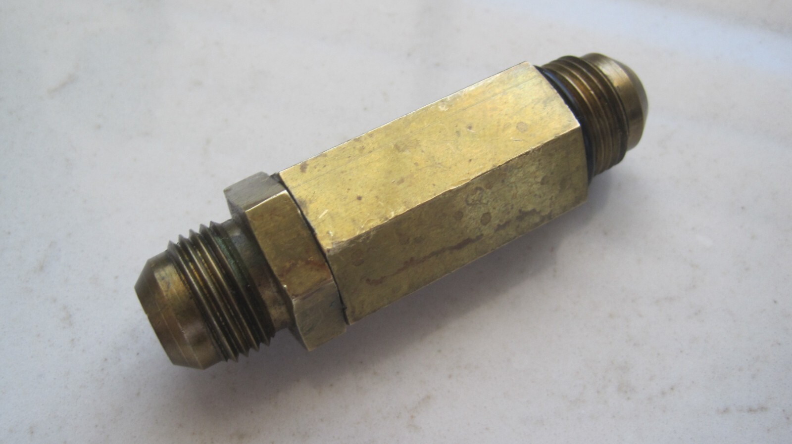 Enderle #8 Brass Check Valve Poppet 8AN blower dragster drag boat fuel