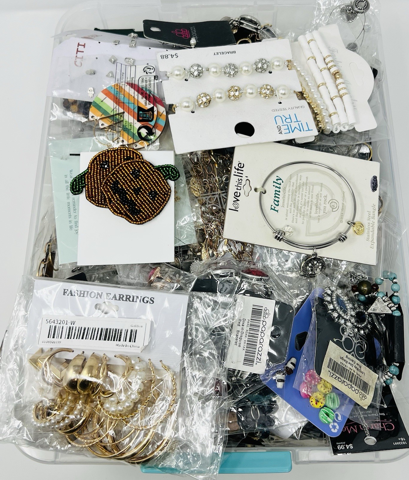 Mystery Jewelry Assorted New Necklace, Bracelet, Earring Lot of 5Lbs Wearable