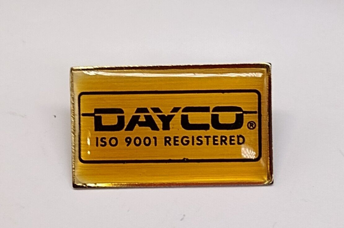 DAYCO !SO 9001 Registered Lapel Pin