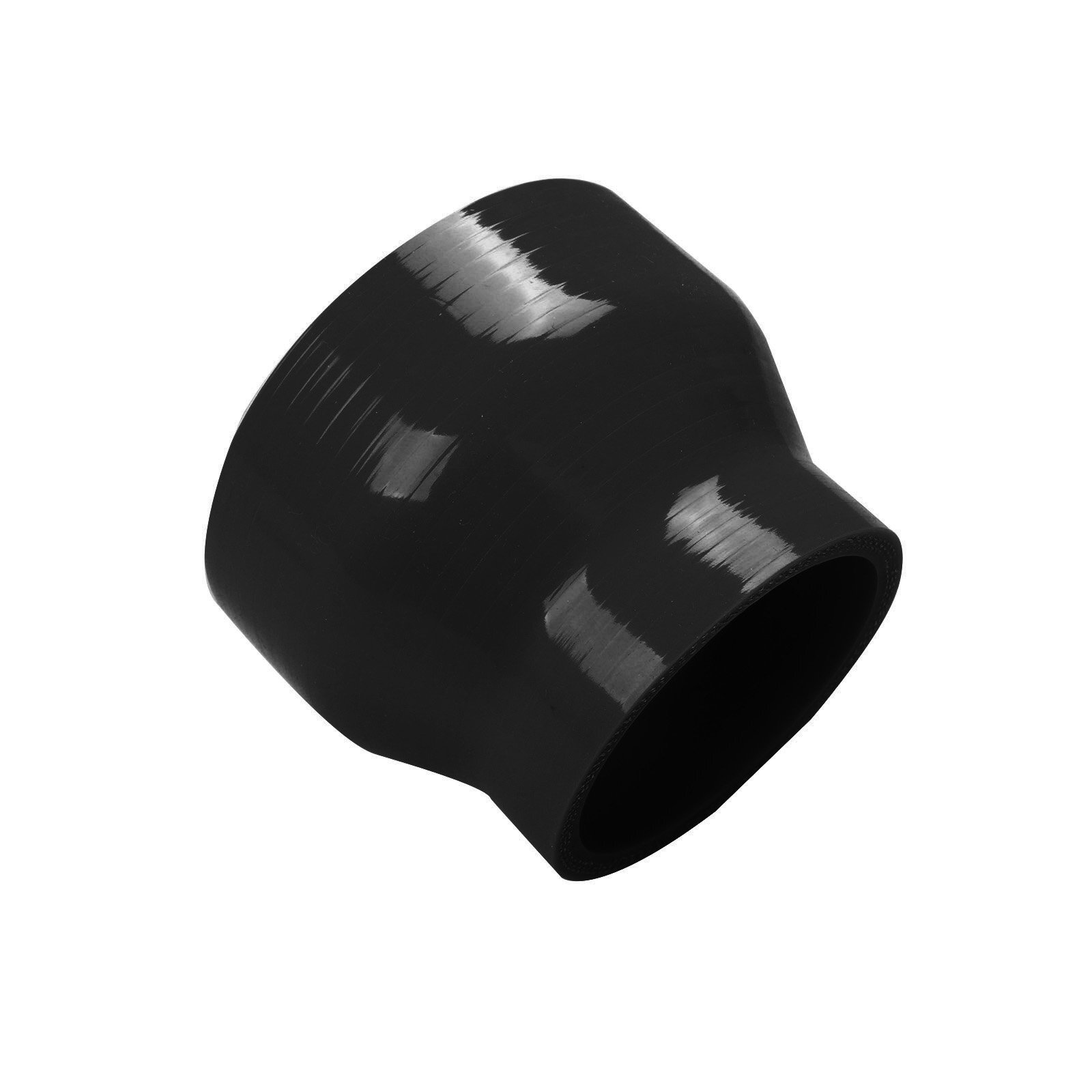 4" to 3" inch Black Silicone Reducer Coupler Turbo Pipe w/ 2x T-Bolt Clamps
