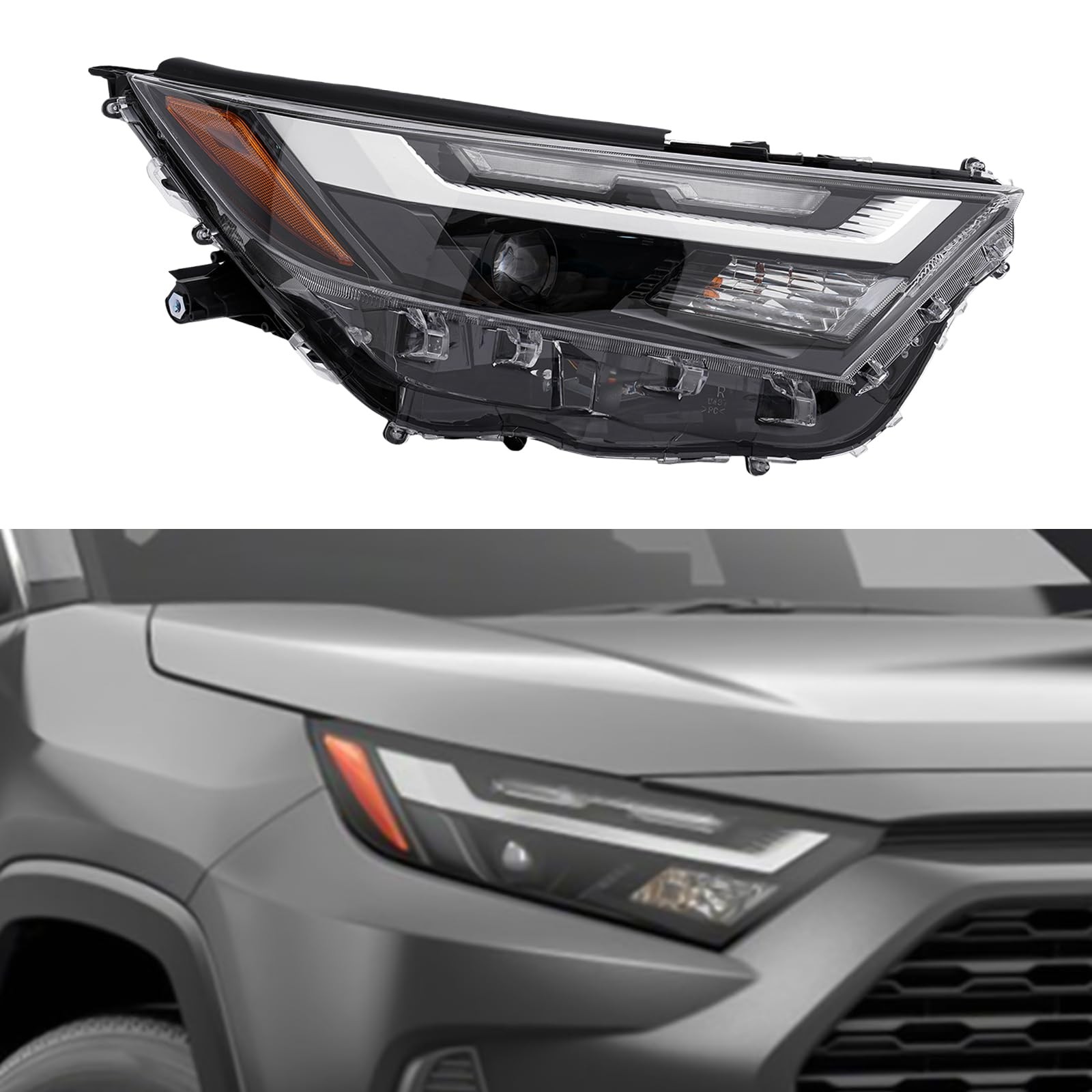 For 2022 2023 2024 Toyota RAV4 LE/XLE Headlight Assembly Right Side
