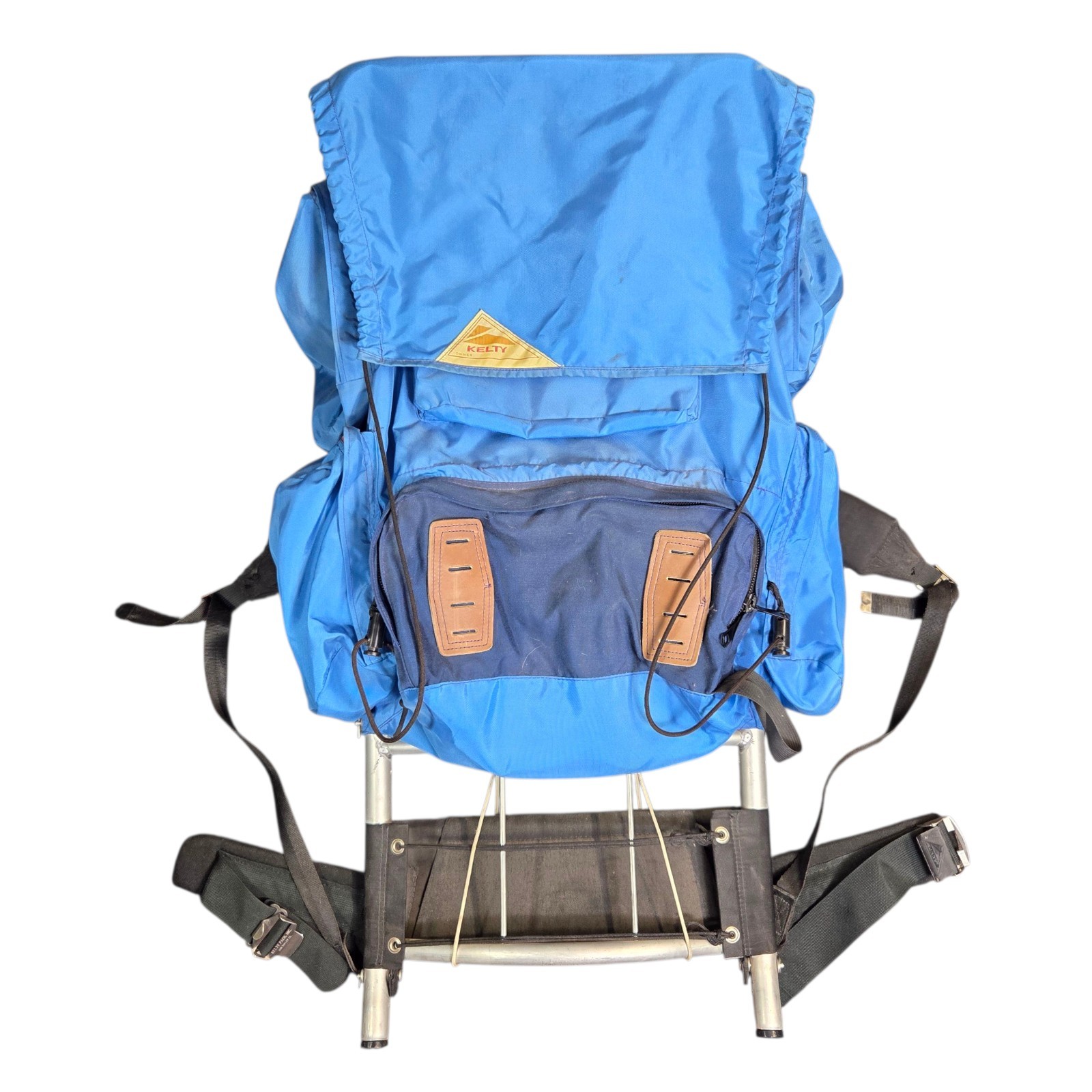 KELTY Sun Valley, CA Vintage 70's Blue External Frame Hiking Backpack Size Large