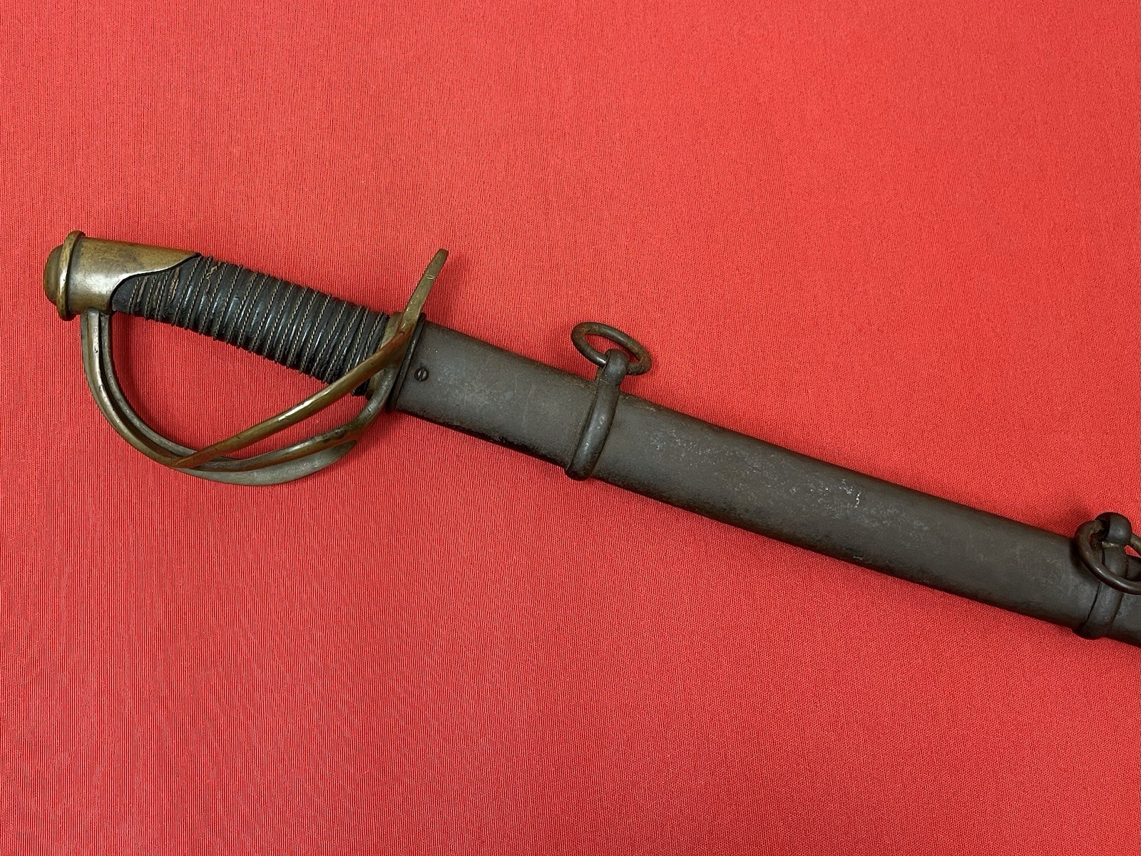 M1860 U.S. Civil War Cavalry Saber Sword Used Free Shipping