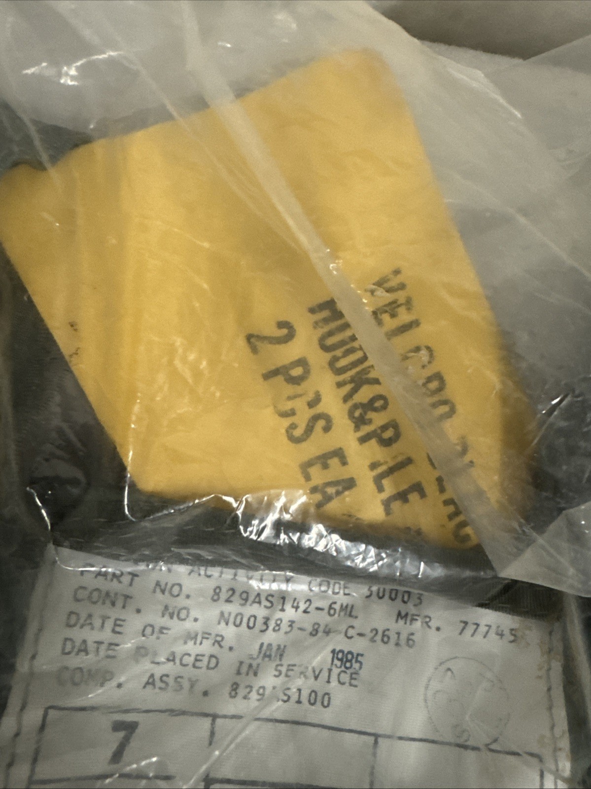 1985 US MILITARY MA-2 FLIGHT INTEGRATED HARNESS PIONEER AEROSPACE 829AS100 NEW