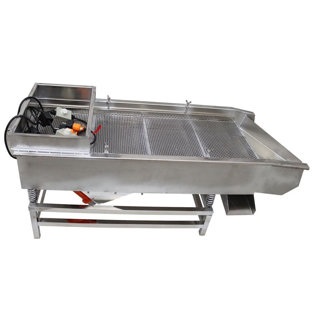 Double Layers Vibrating Screener Platform Shaker 220V Stainless
