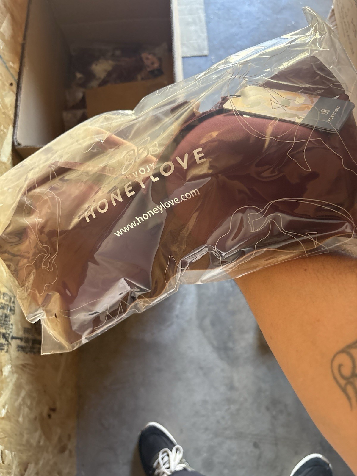 Honey love liftwear crossover bra