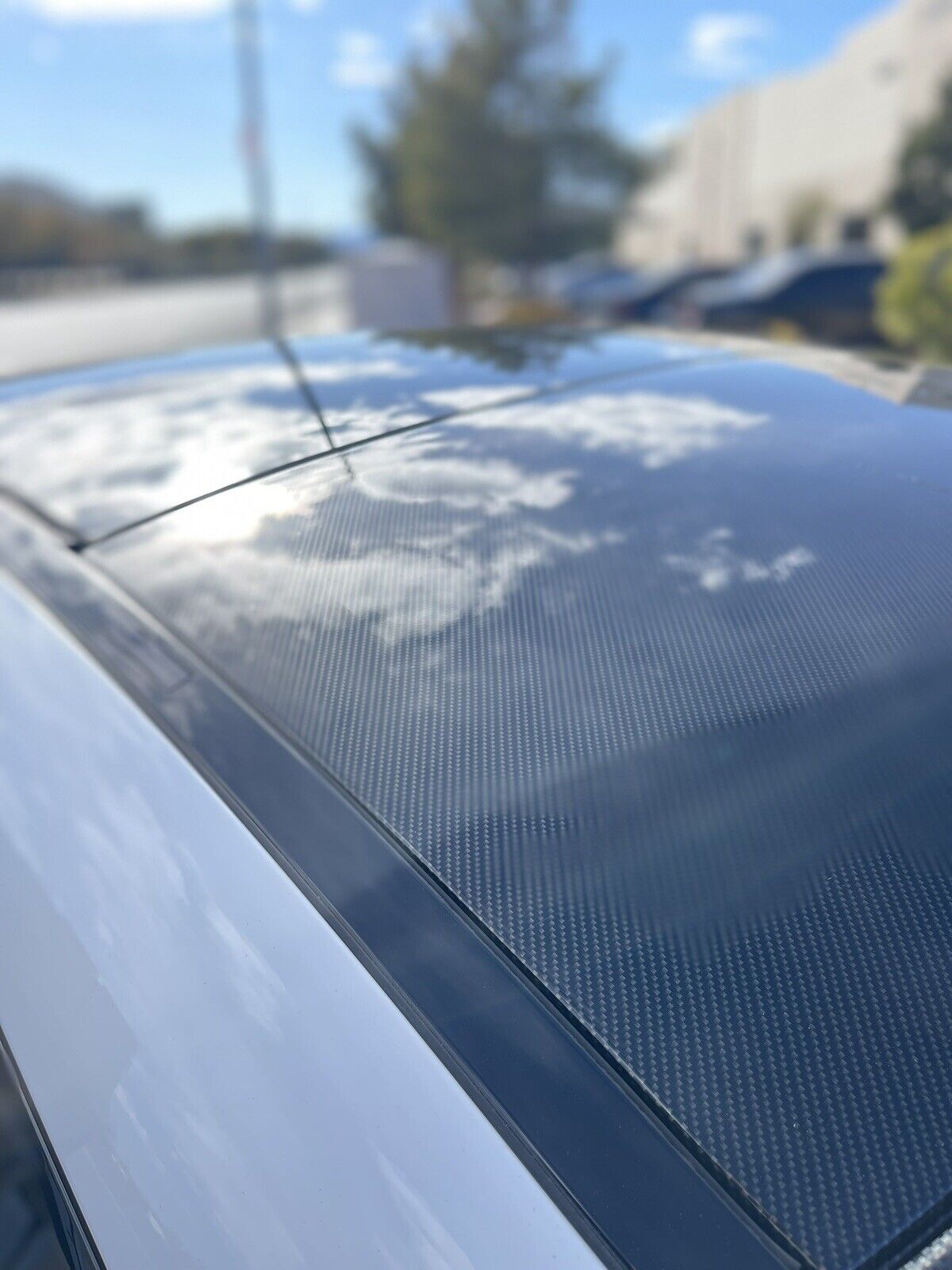 Ultra Gloss 9D PET Liner Black Carbon Fiber Vinyl Wrap Air Release Bubble Free