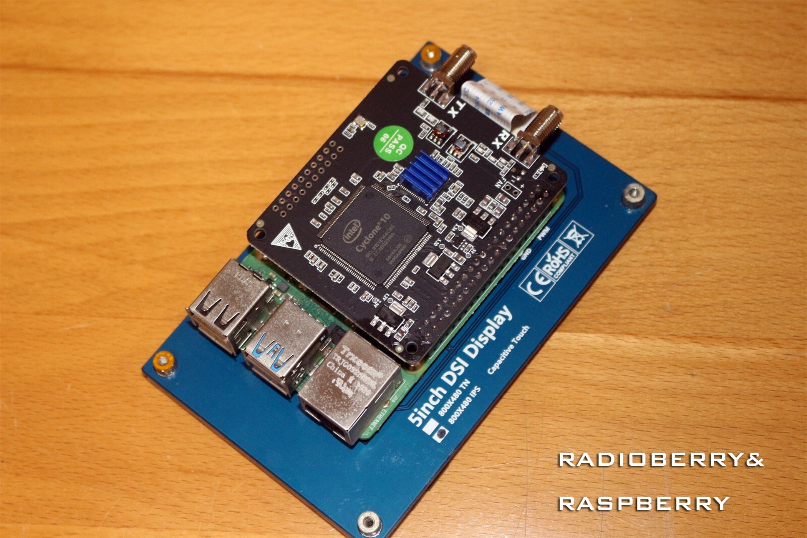 Radioberry V2.0 Software Defined Radio AD9866 10CL016 Module For Raspberry PI 4B