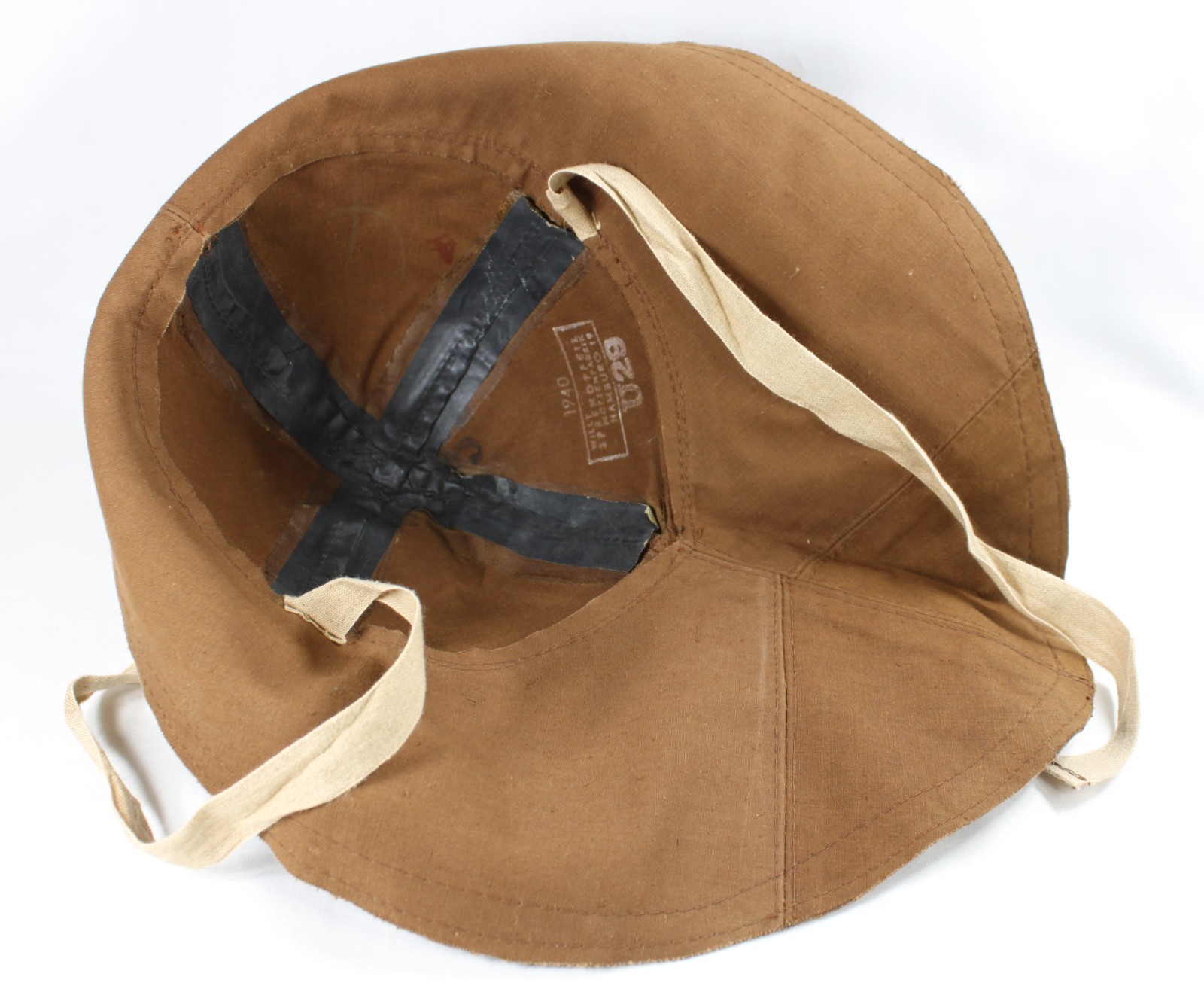 U-29 Identified! WW2 German Navy U Boat Foul Weather Deck Hat ~ Rare Original!