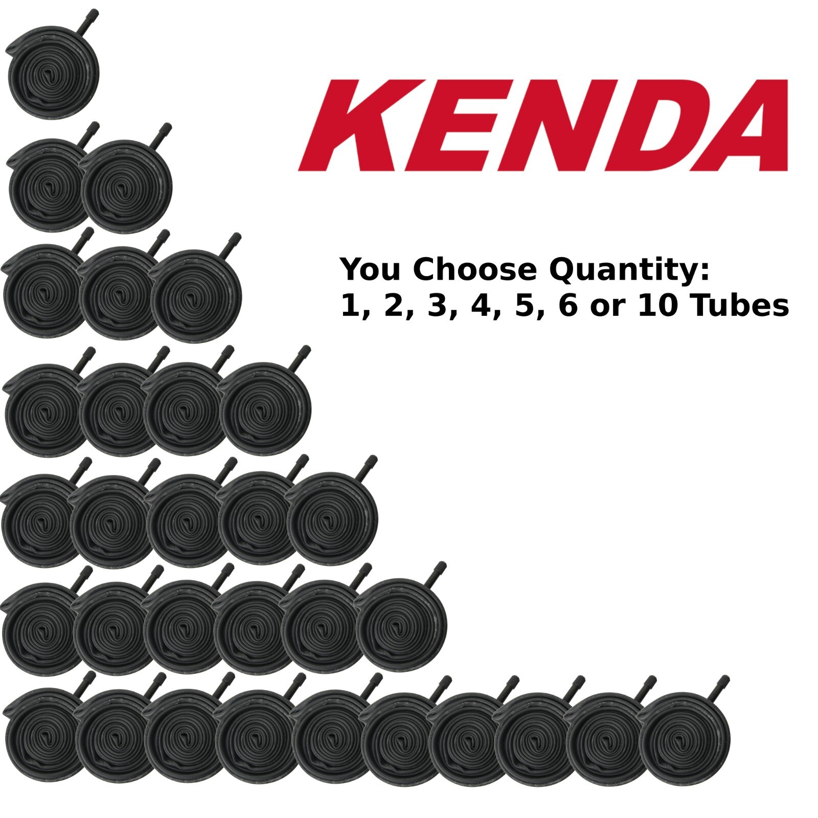 Multi Pak Kenda Schrader Valve Bike Inner Tube 700x 30-32-35-38-40-43 Hybrid 27"