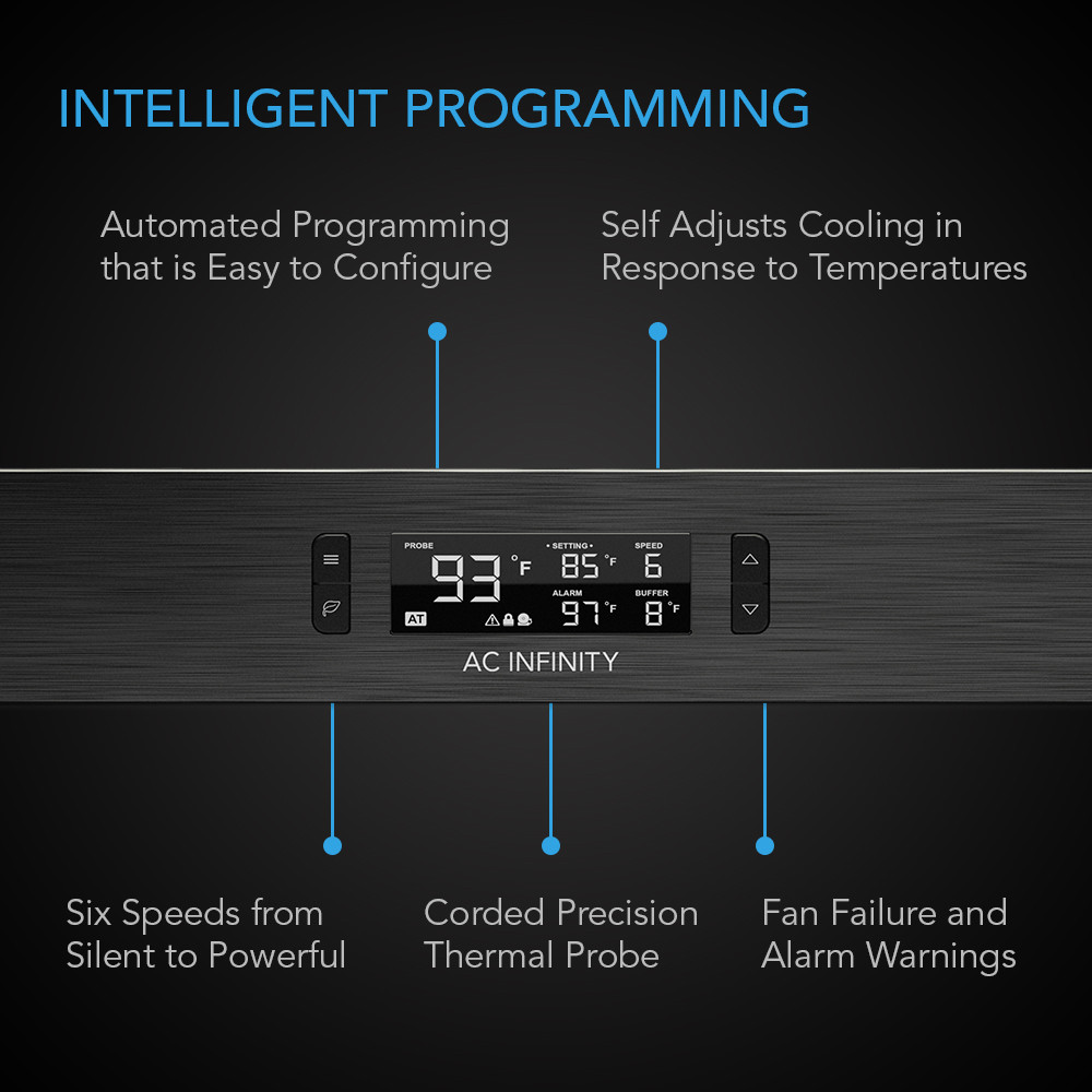 CLOUDPLATE T2, Rack Mount Cooling Fan 1U Top Exhaust, AV Equipment 19" Rack