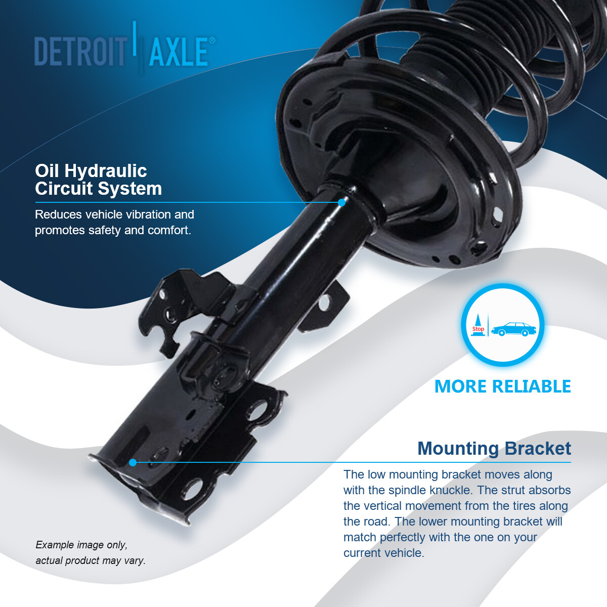 Front & Rear Spring Struts for 2006 2007 2008 2009 2010 2011 Toyota Avalon Camry