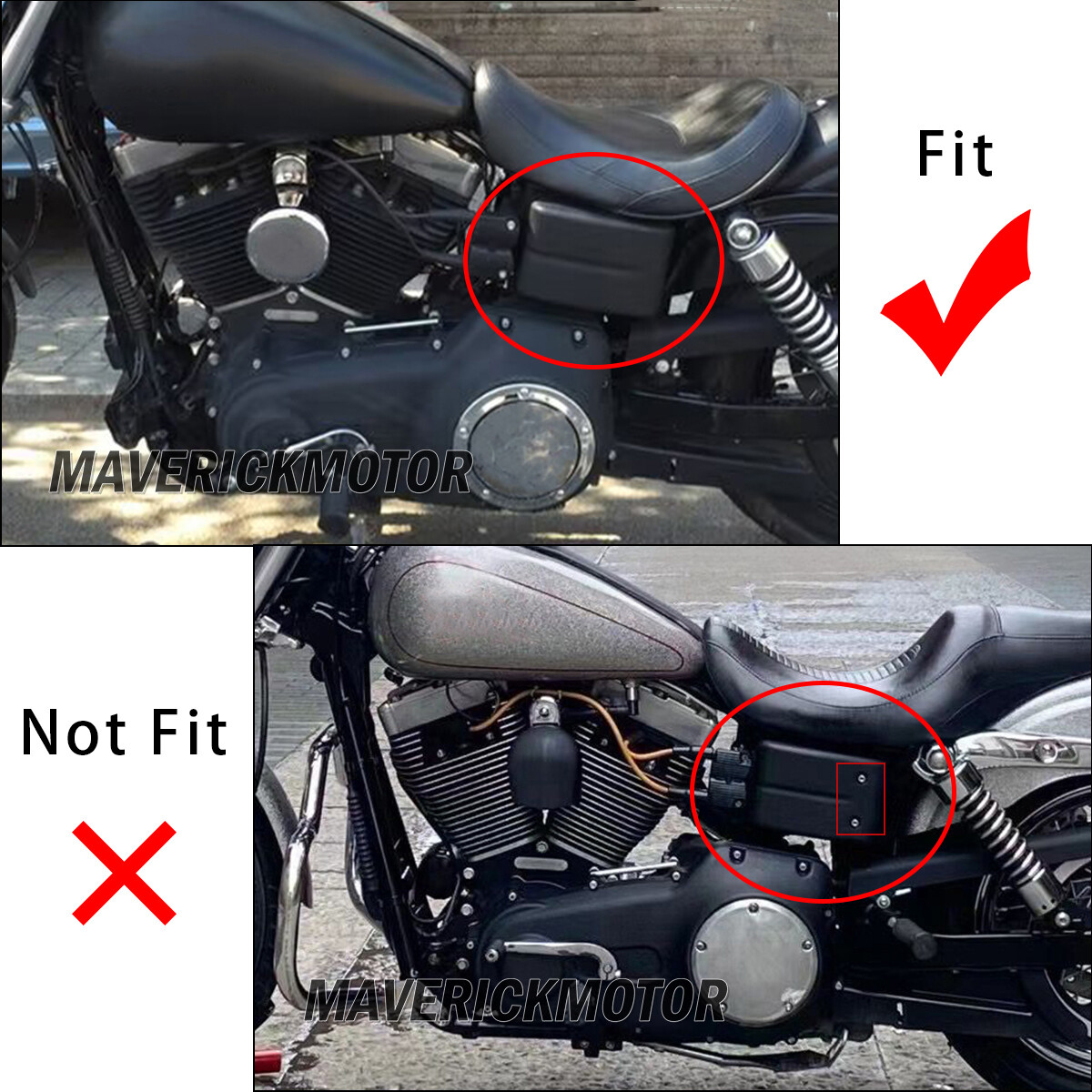 Battery Cover For Harley Dyna Wide/Super Glide Fat/Street Bob Switchback 2006-17