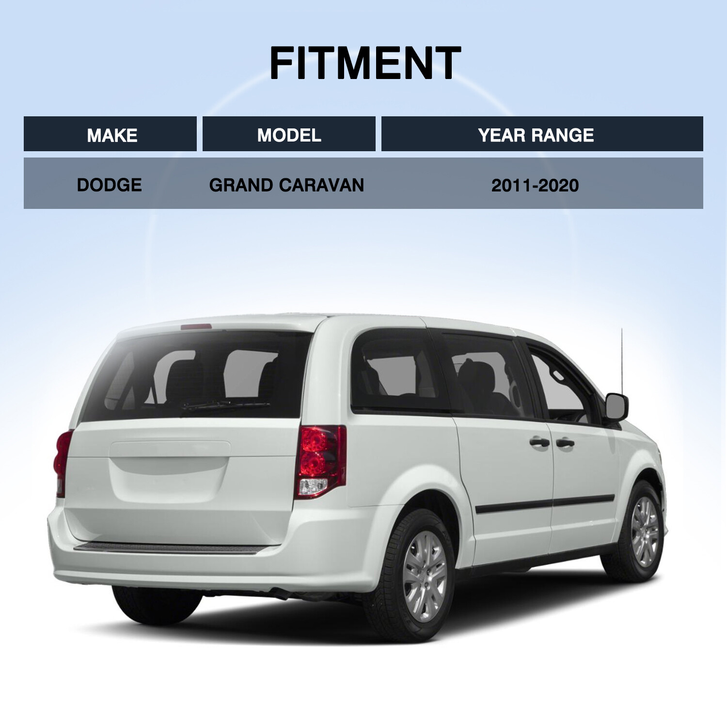 For 2011-2020 Dodge Grand Caravan LED Tail Light Brake Lamp Right Passenger Side